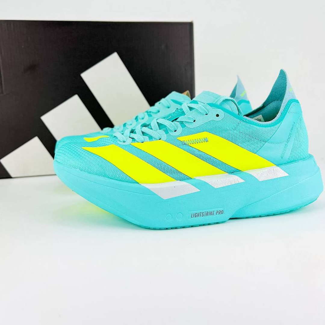 Adizero Adios Pro 4 Flash Aqua Lucid Lemon