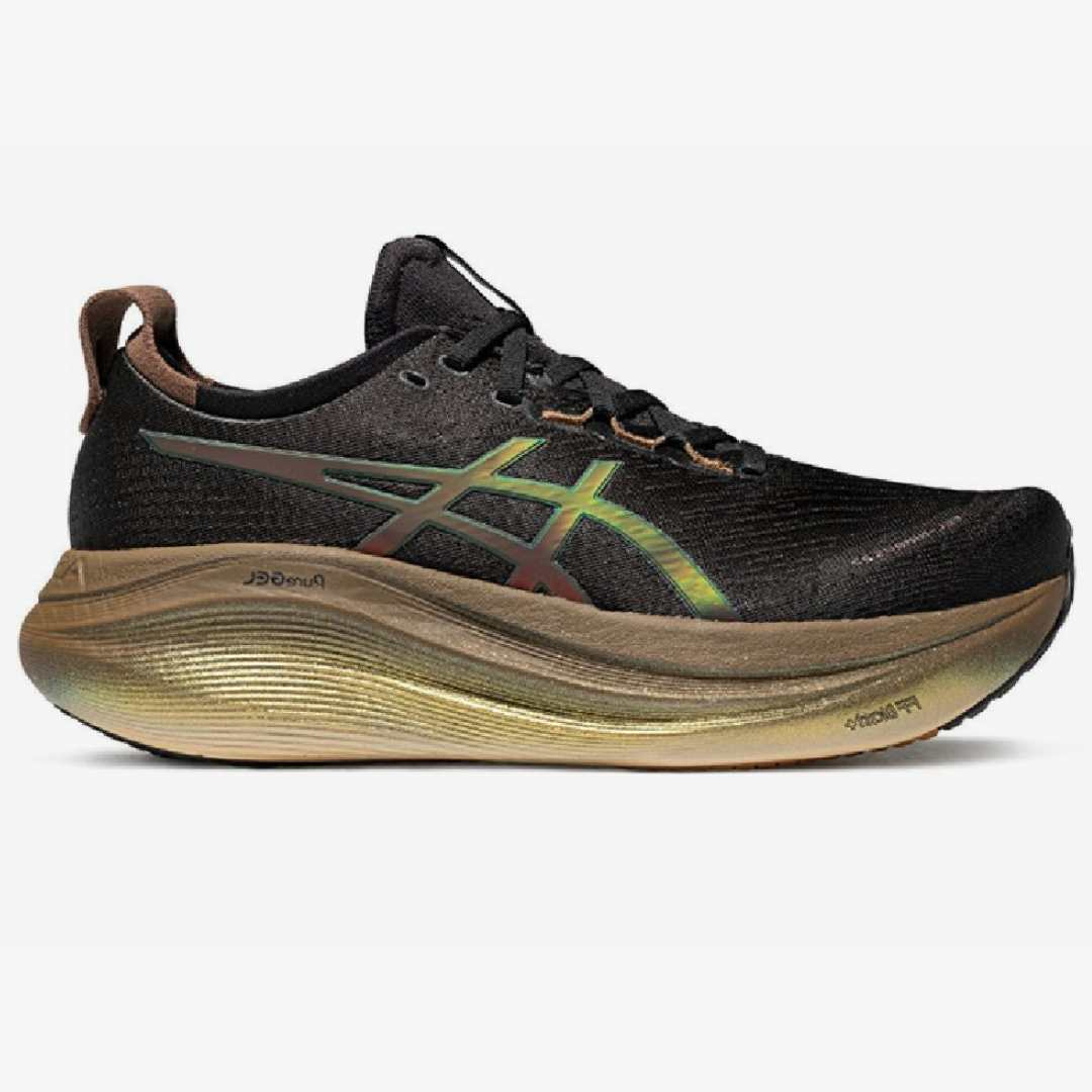 Gel - Nimbus 27 Platinum - Preto/Dourado