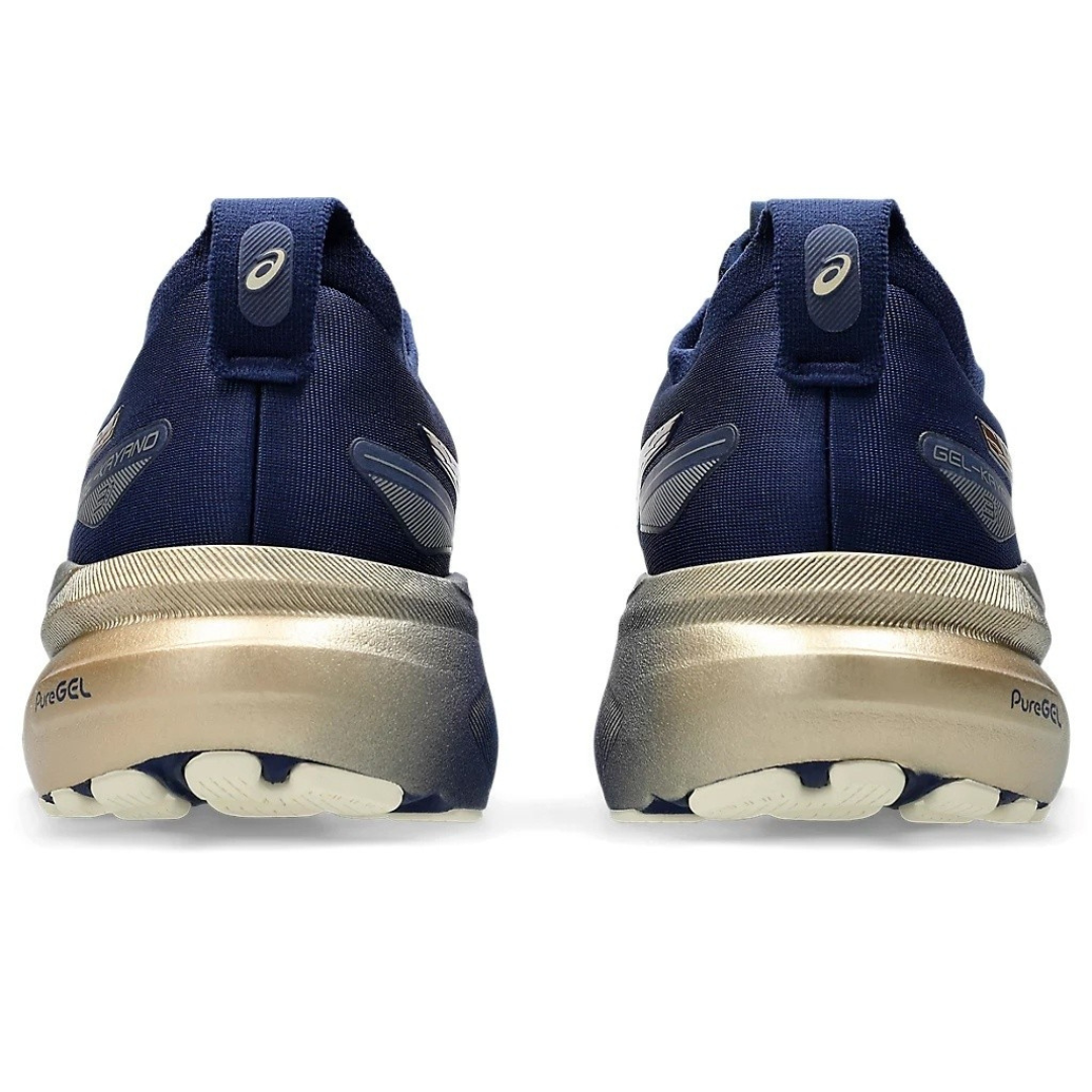 Gel-Kayano 31 Paris -Platinum - Azul Marinho com Dourado