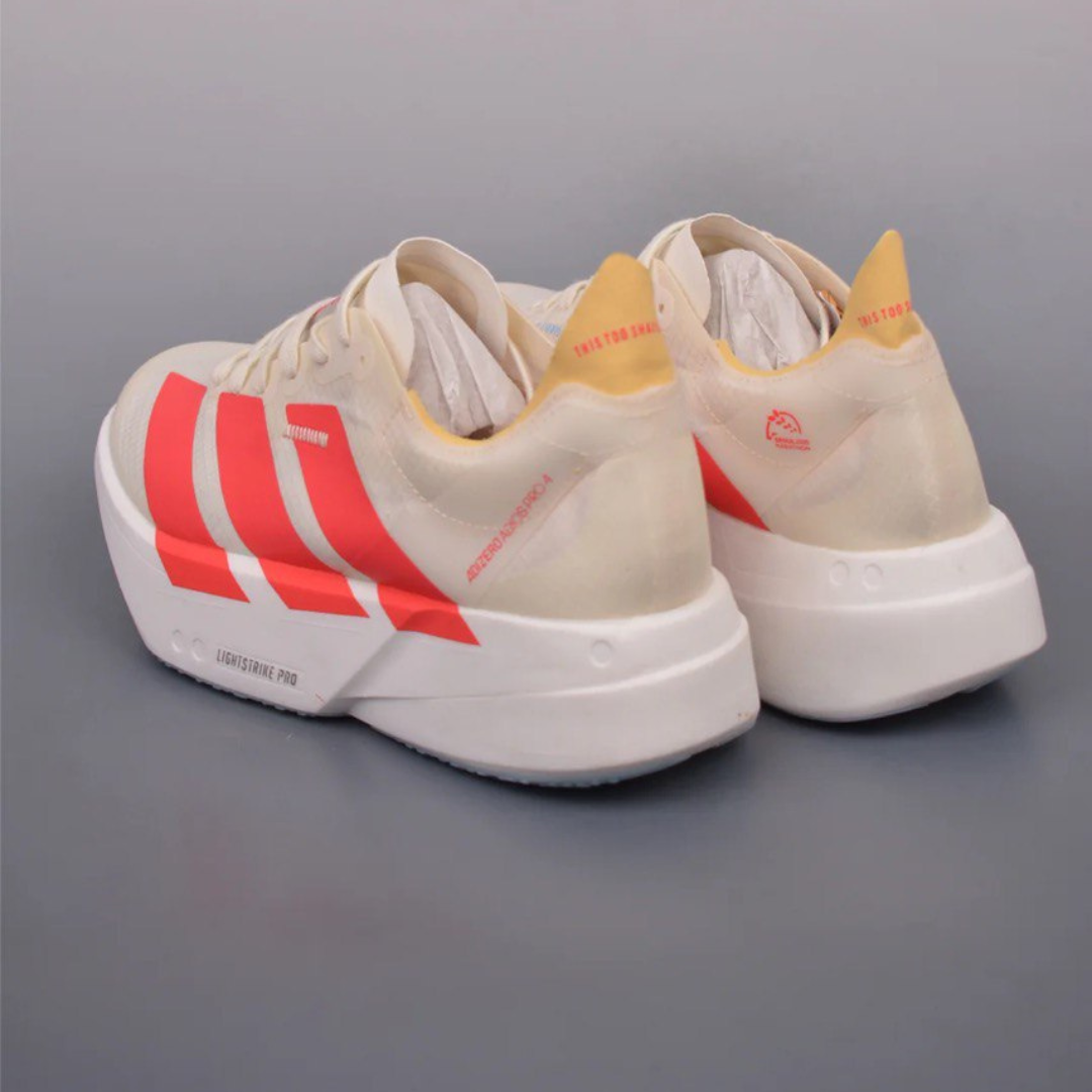 Adizero Adios Pro 4 Bege/Vermelho