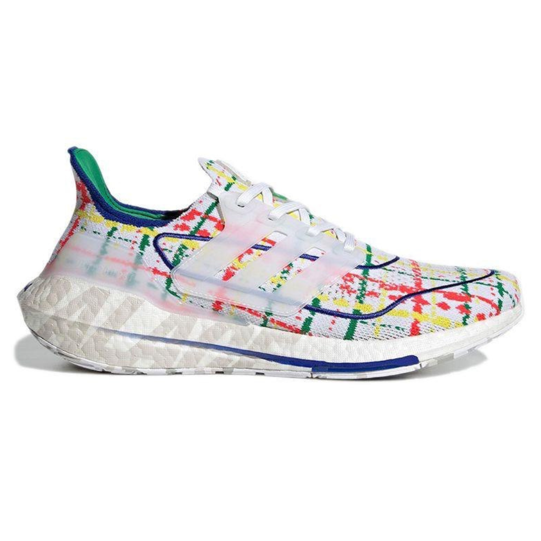 Ultraboost 21 White Multicolor