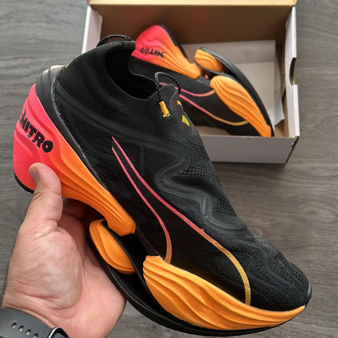 Fast-RB Nitro Elite - Preto com Laranja e Rosa