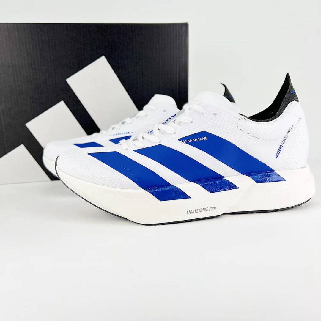 Adizero Adios Pro 4 Branco/Azul