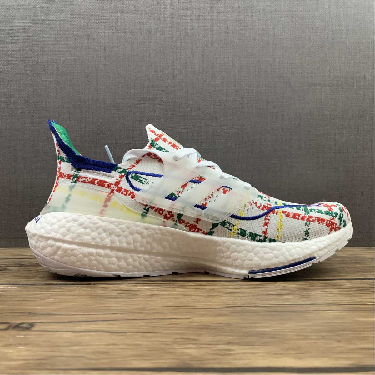 Ultraboost 21 White Multicolor
