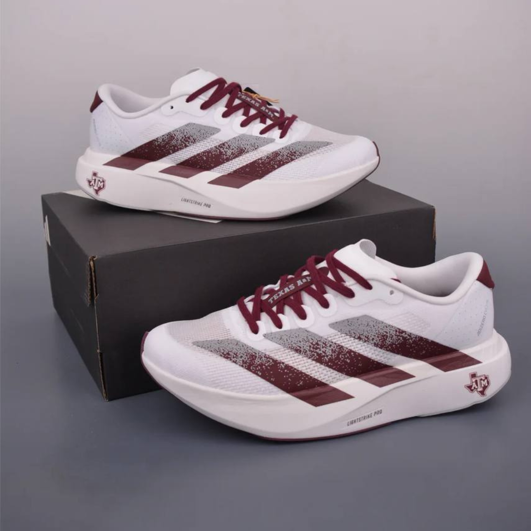 Adizero EVO SL - Branco/Vermelho Vinho
