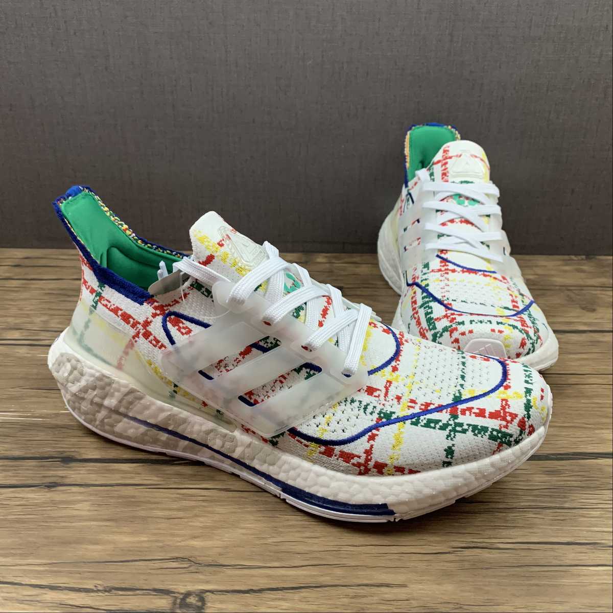 Ultraboost 21 White Multicolor