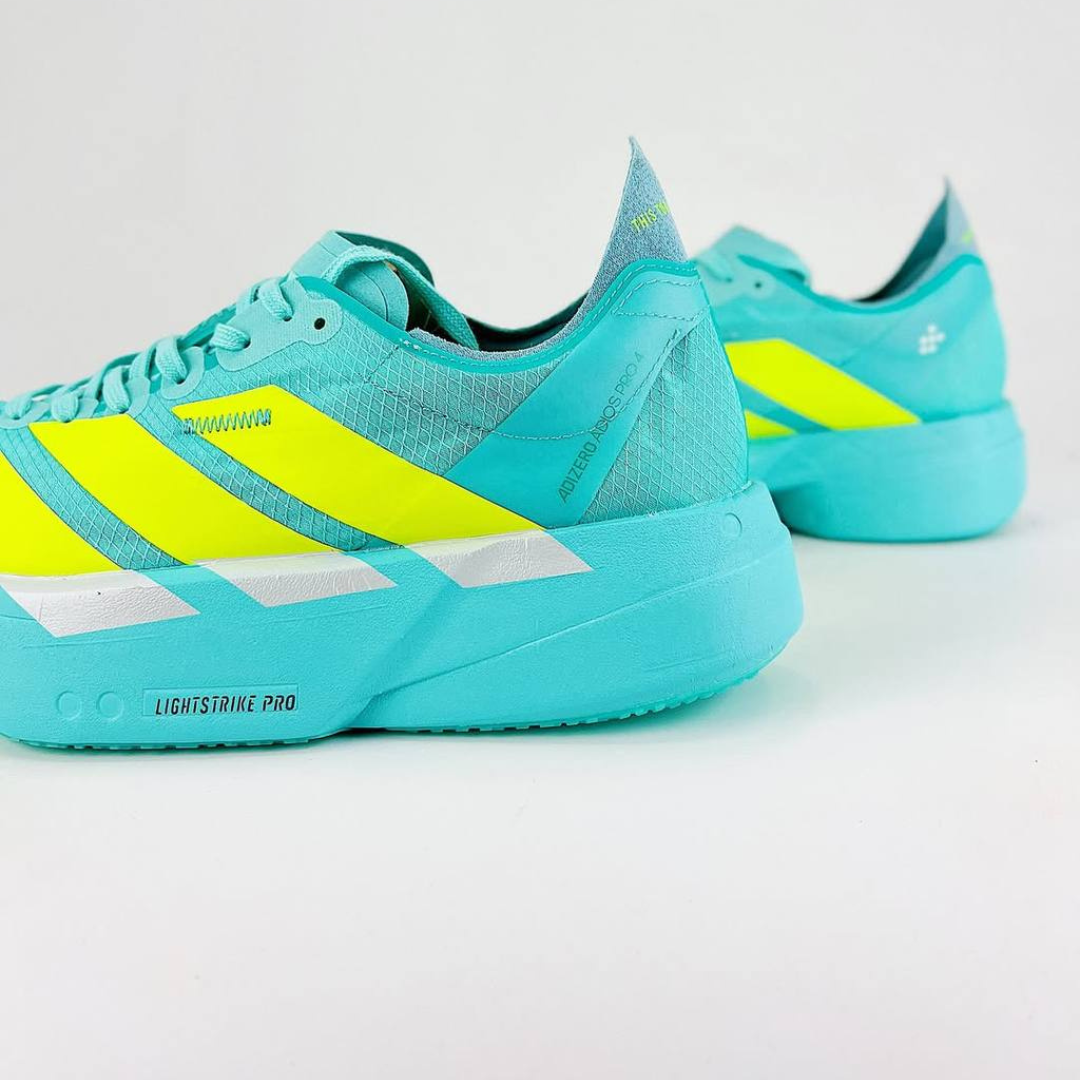 Adizero Adios Pro 4 Flash Aqua Lucid Lemon