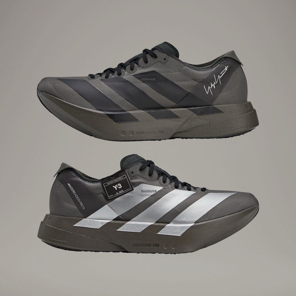 Adizero Adios Pro 4 Y3 Preto/Cinza