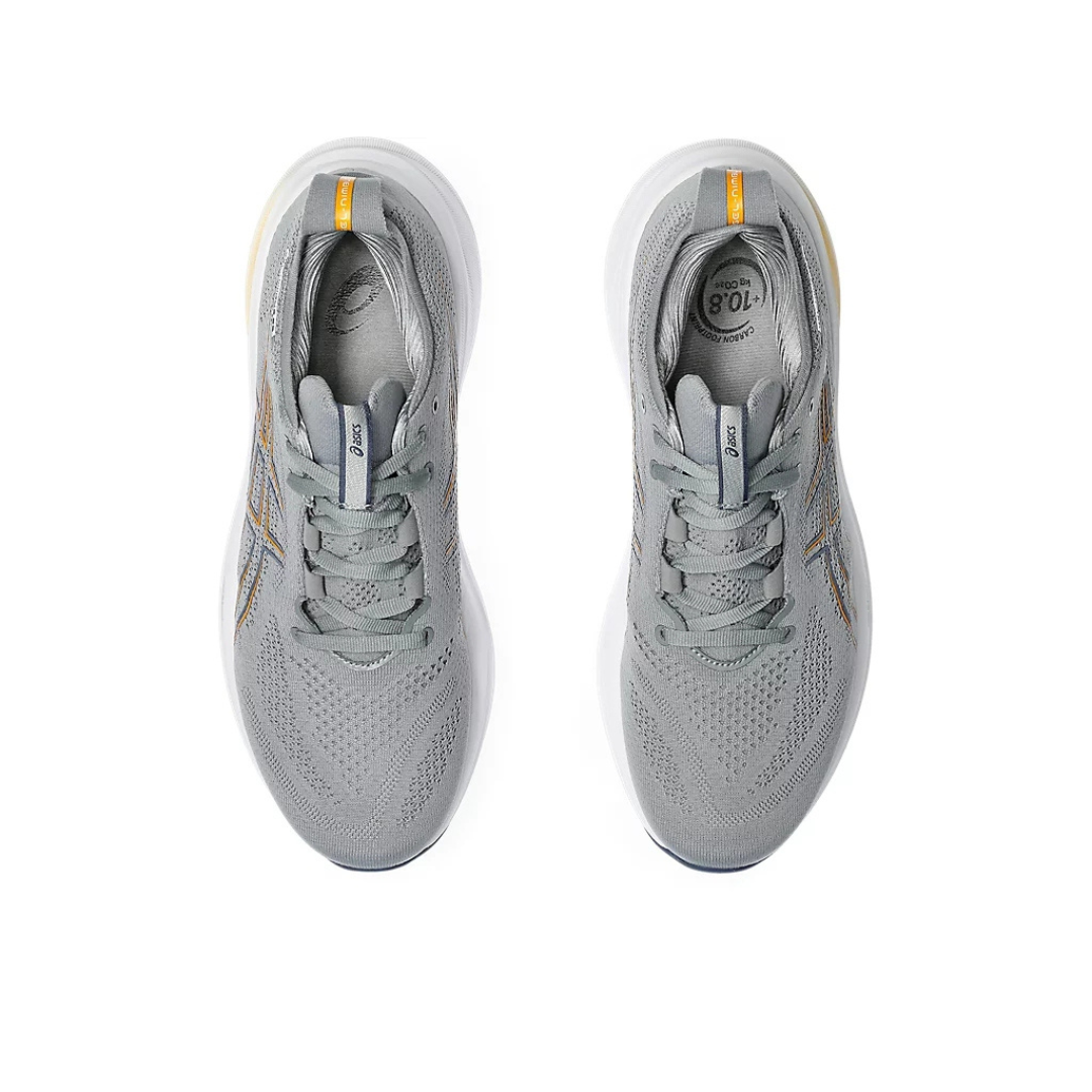 Gel - Nimbus 26 - Cinza e azul Marinho com Branco e Laranja