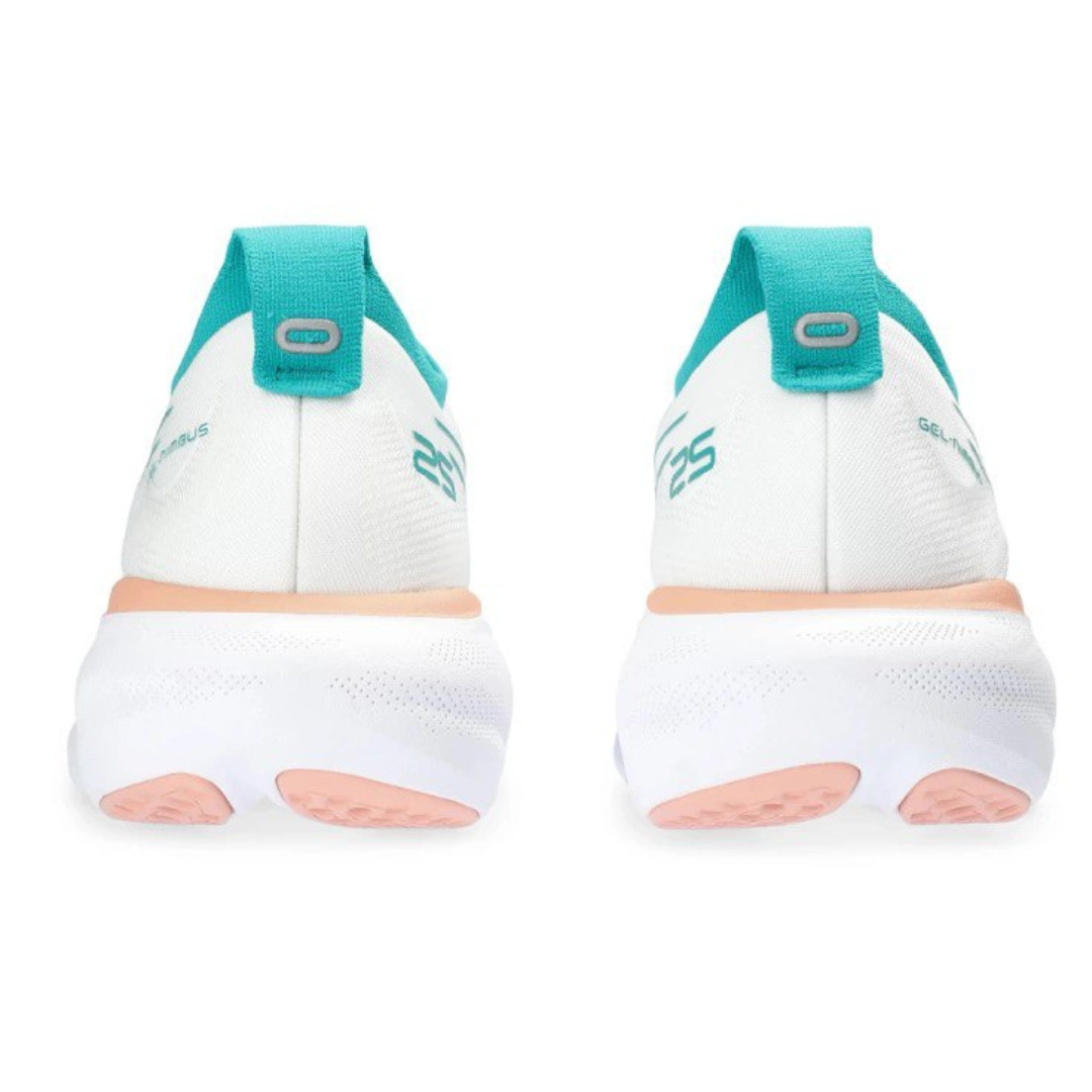 Gel - Nimbus™ 25 Branco com Jade e Laranja