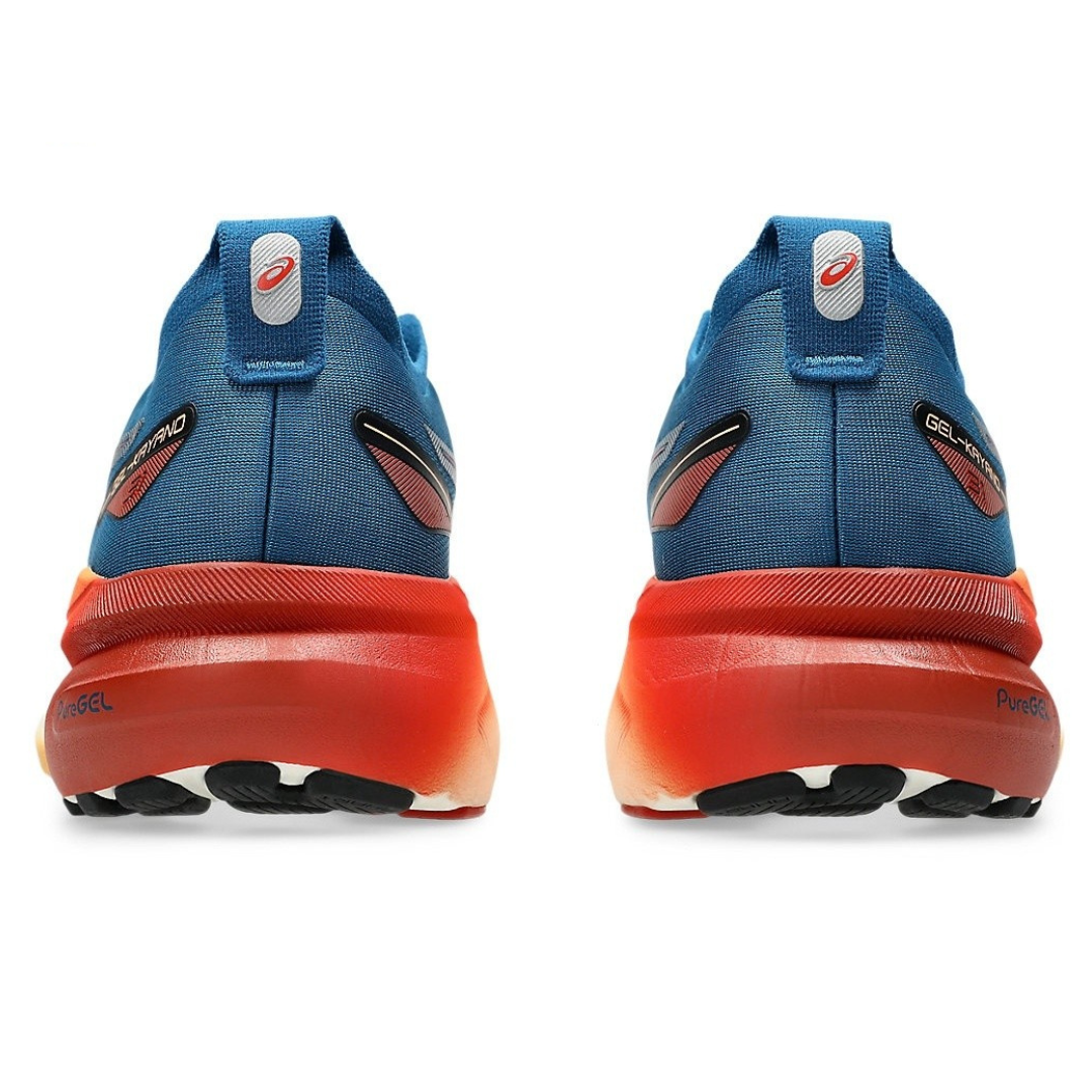 Gel-Kayano 31 Paris -Platinum - Azul Marinho com Vermelho