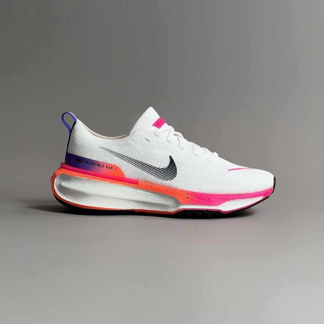 Invincible Run 3 - Branco/Hyper Rosa