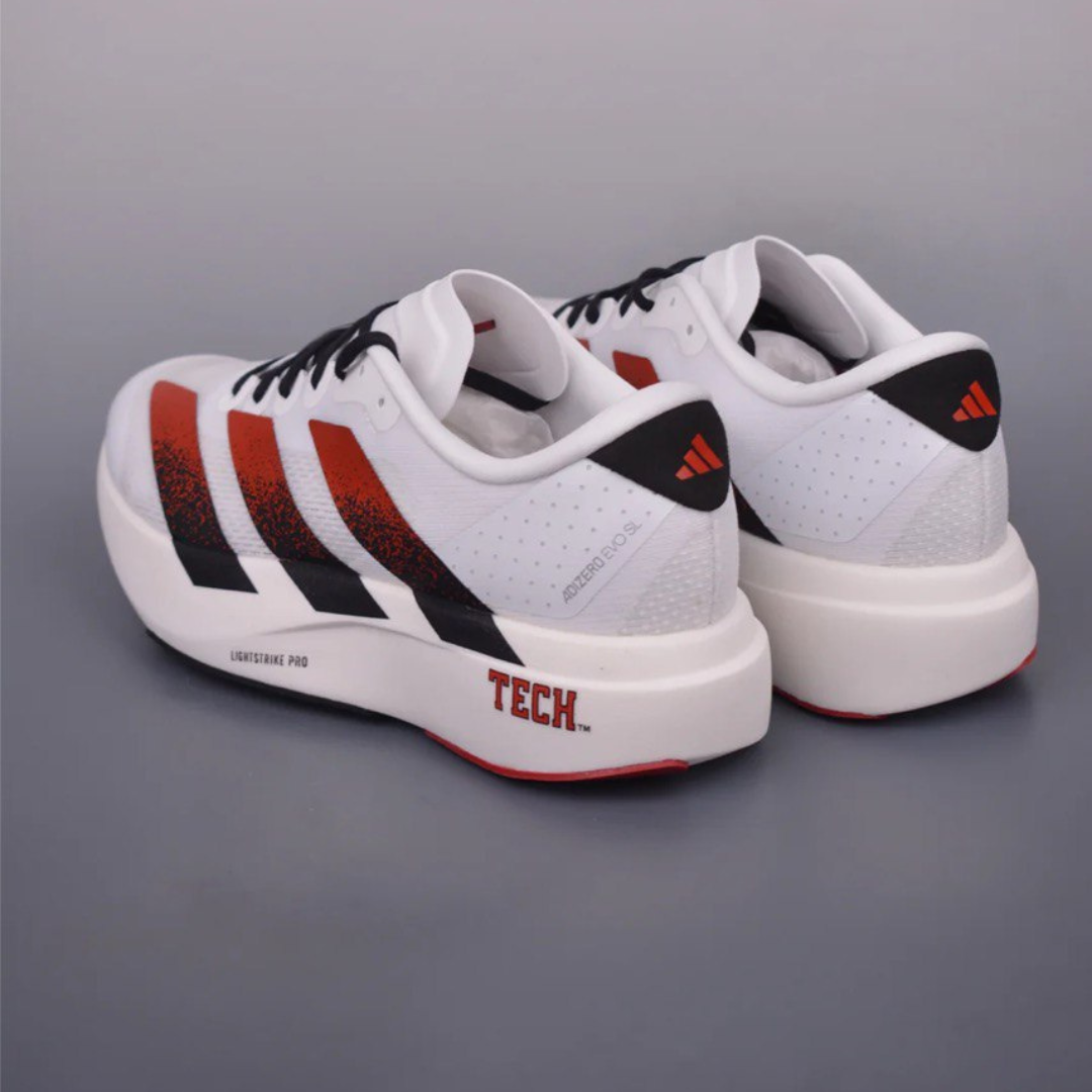 Adizero EVO SL - Branco/Preto/Vermelho