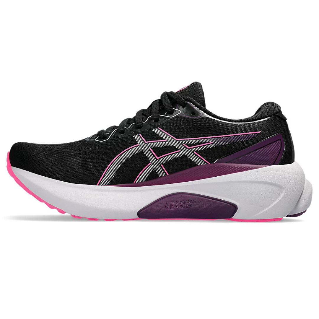 Gel-Kayano 30 - Preto e Rosa