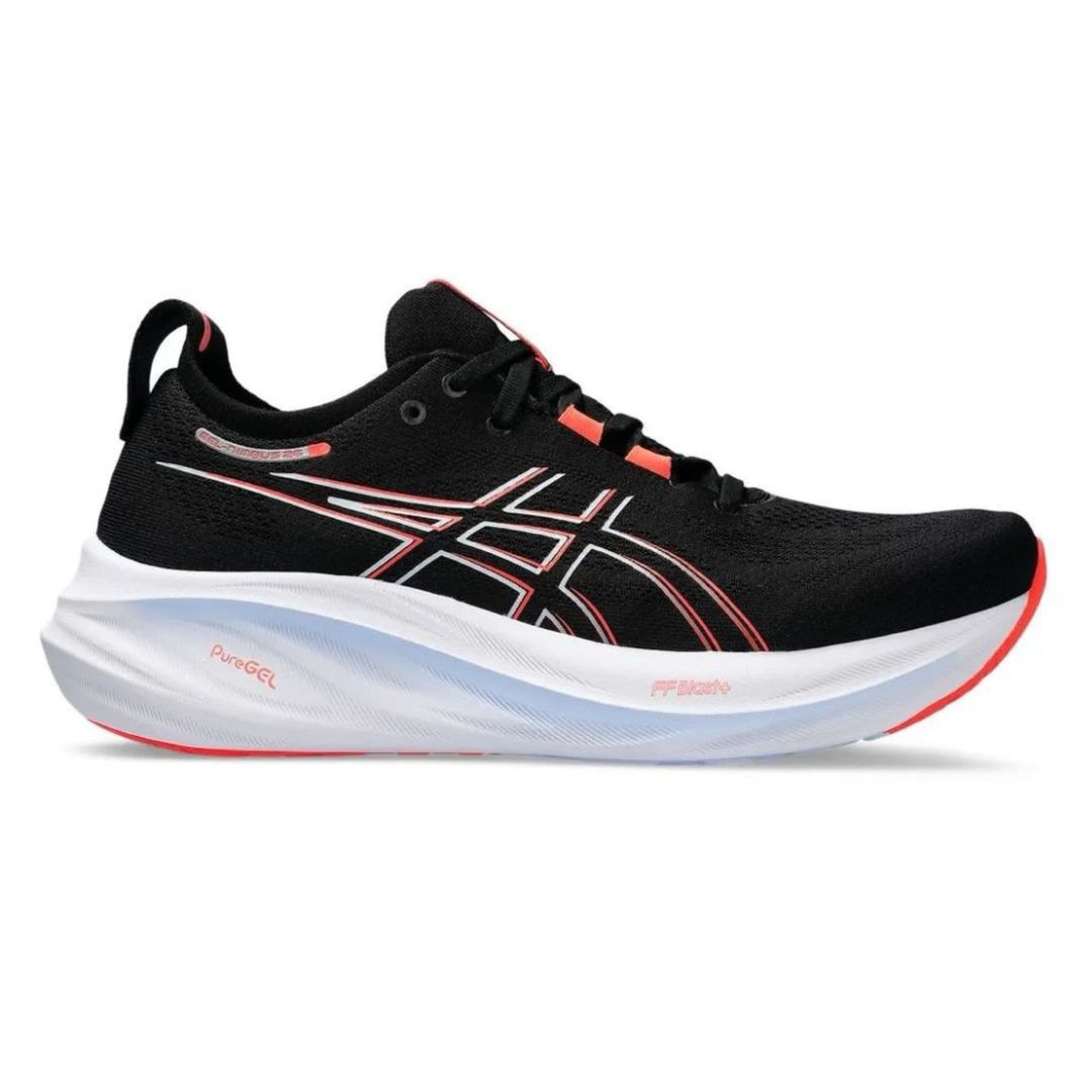 Gel - Nimbus 26 - Preto com Branco e Vermelho