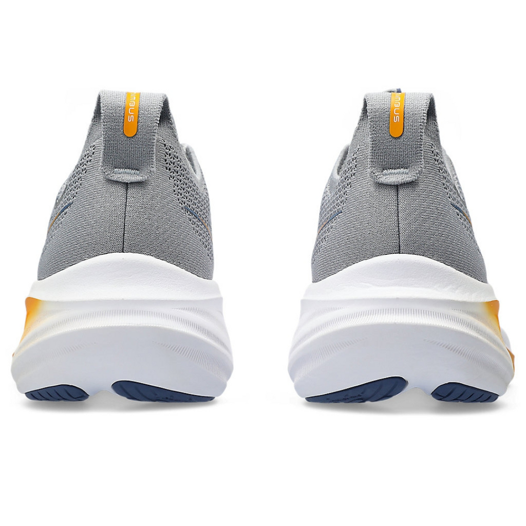 Gel - Nimbus 26 - Cinza e azul Marinho com Branco e Laranja