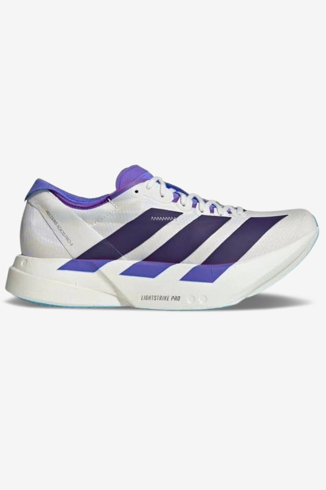 Adizero Adios Pro 4 Branco/Roxo