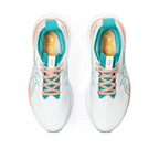 Gel - Nimbus™ 25 Branco com Jade e Laranja