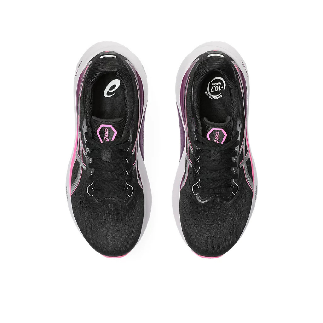 Gel-Kayano 30 - Preto e Rosa