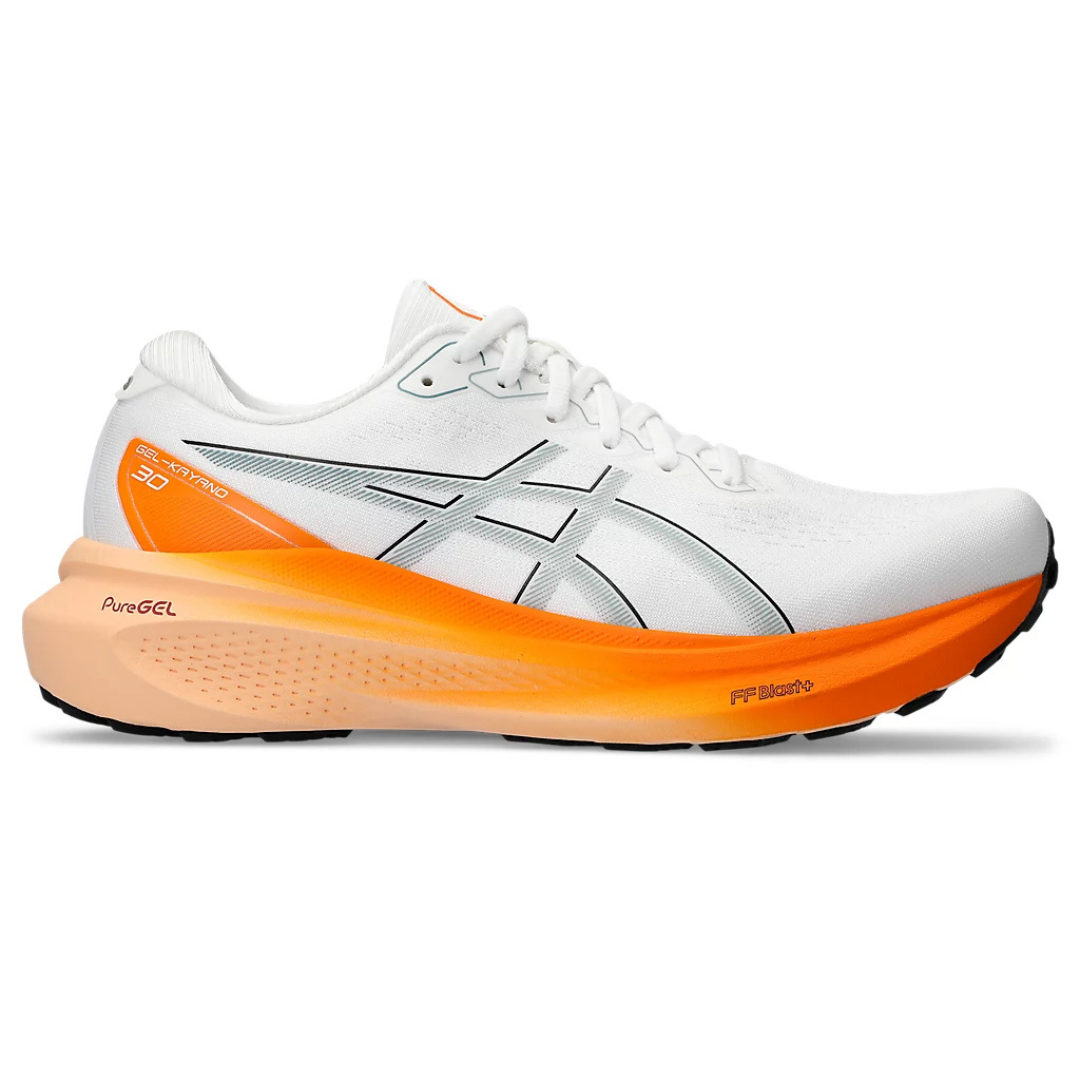 Gel-Kayano 30 - Branco e Laranja