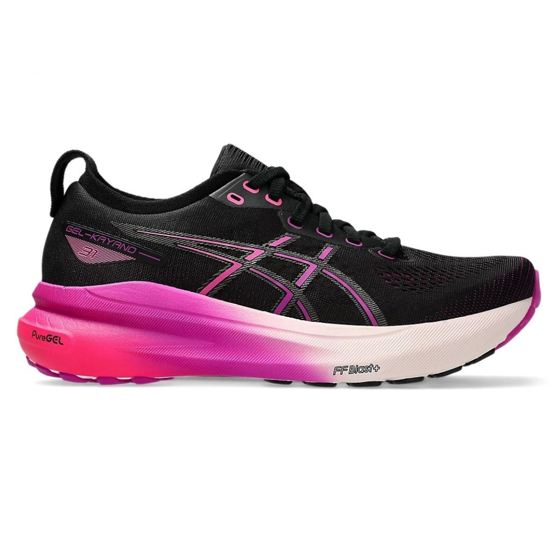 Gel-Kayano 31 Preto com Rosa