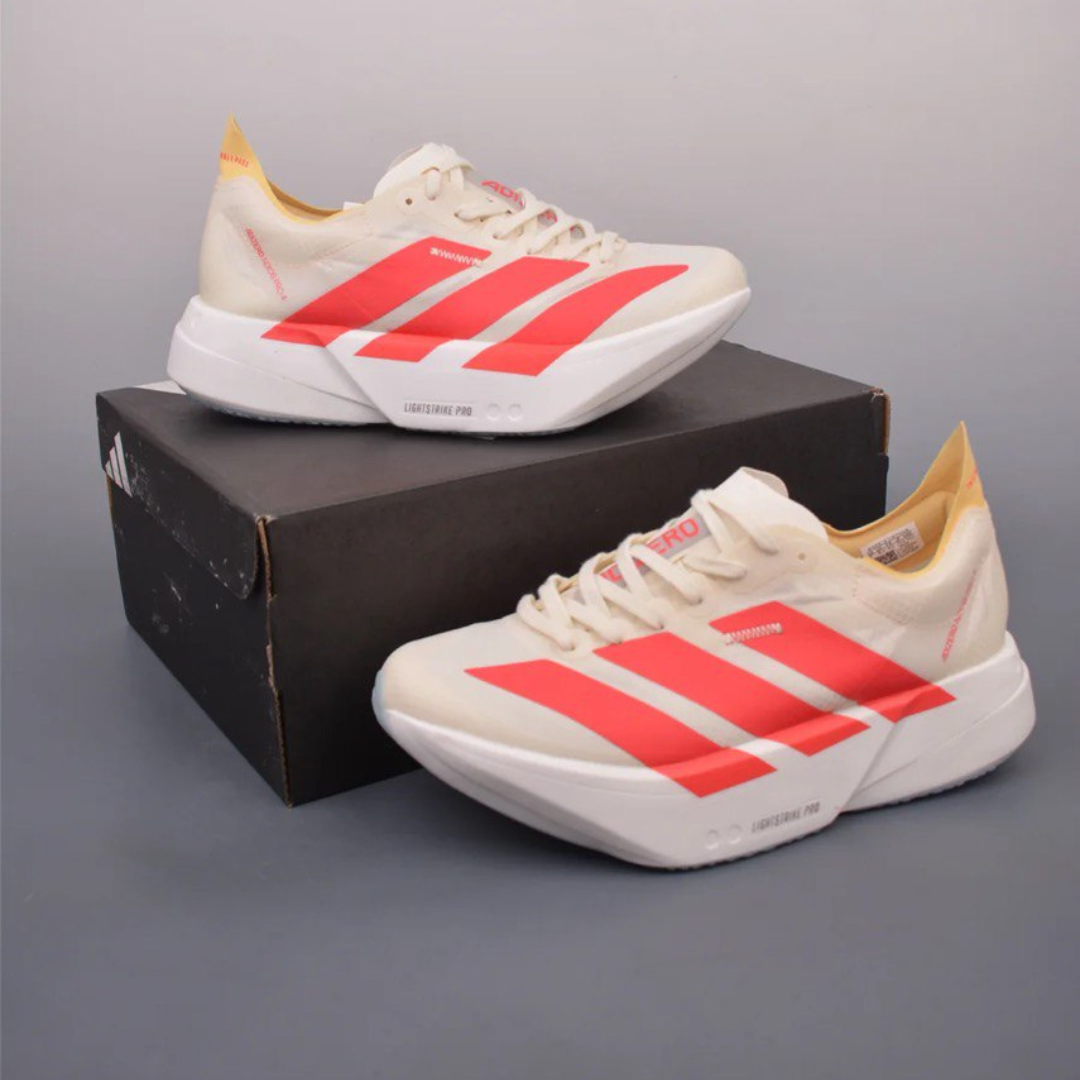 Adizero Adios Pro 4 Bege/Vermelho
