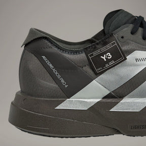 Adizero Adios Pro 4 Y3 Preto/Cinza