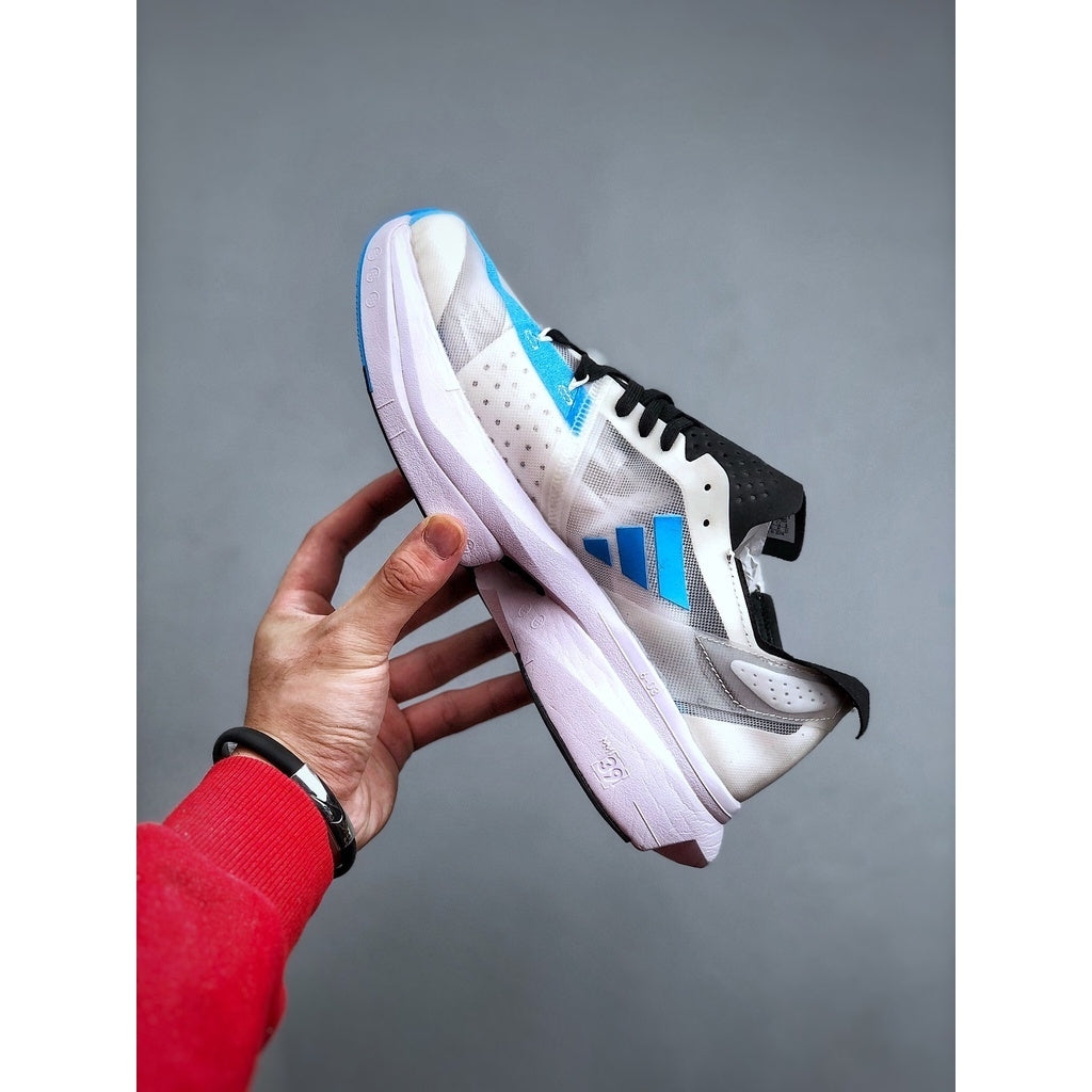 Adizero Adios Pro 3.0 - Branco com azul