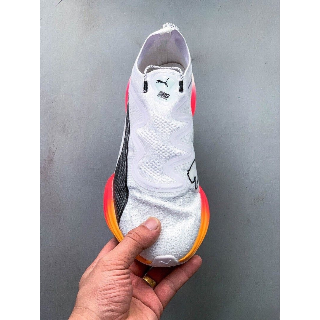 Fast-RB Nitro Elite - Branco com Rosa e Laranja