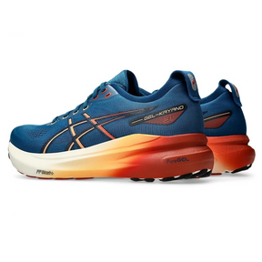 Gel-Kayano 31 Paris -Platinum - Azul Marinho com Vermelho