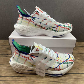 Ultraboost 21 White Multicolor