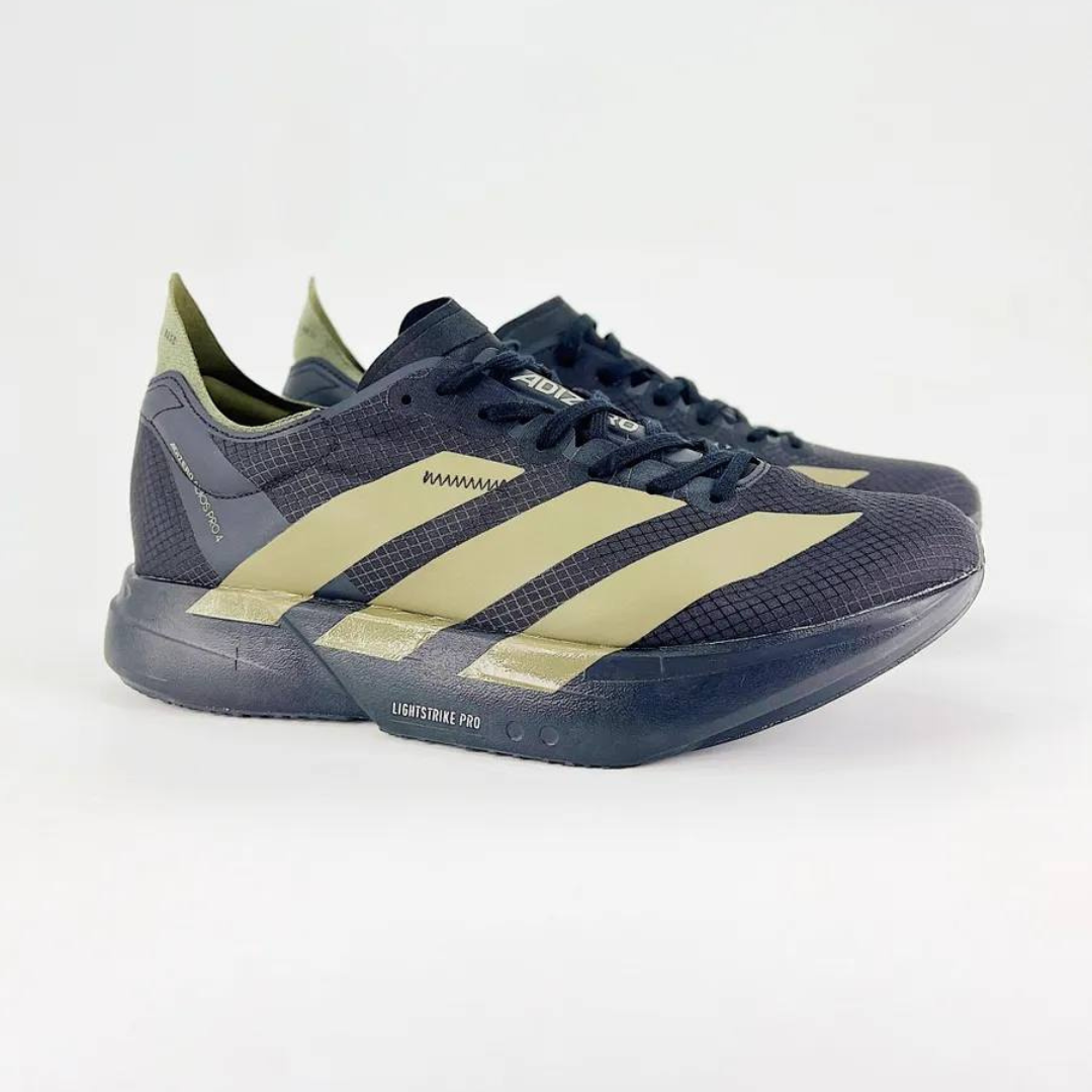 Adizero Adios Pro 4 Preto/Verde Oliva