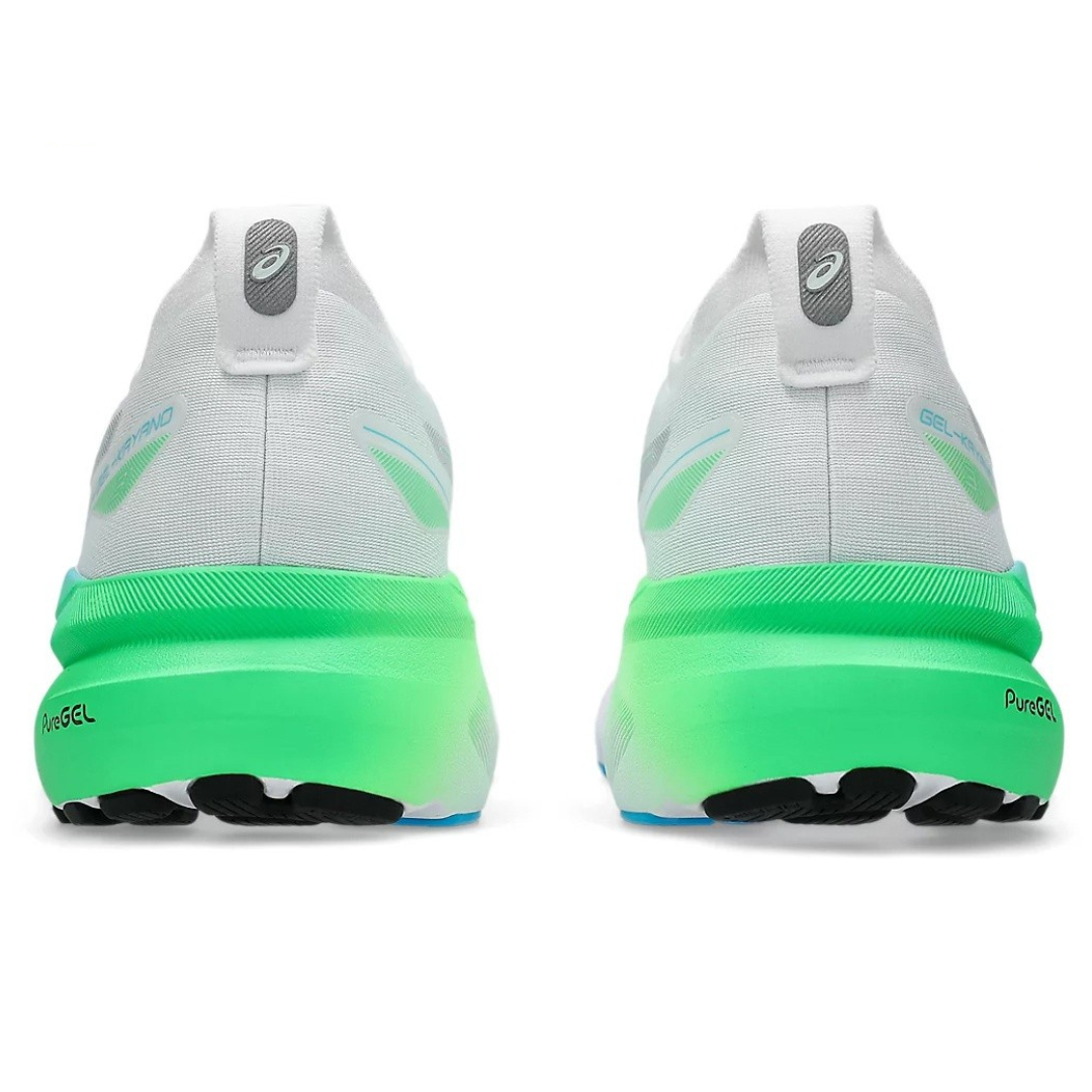 Gel-Kayano 31 Branco com Verde e Azul