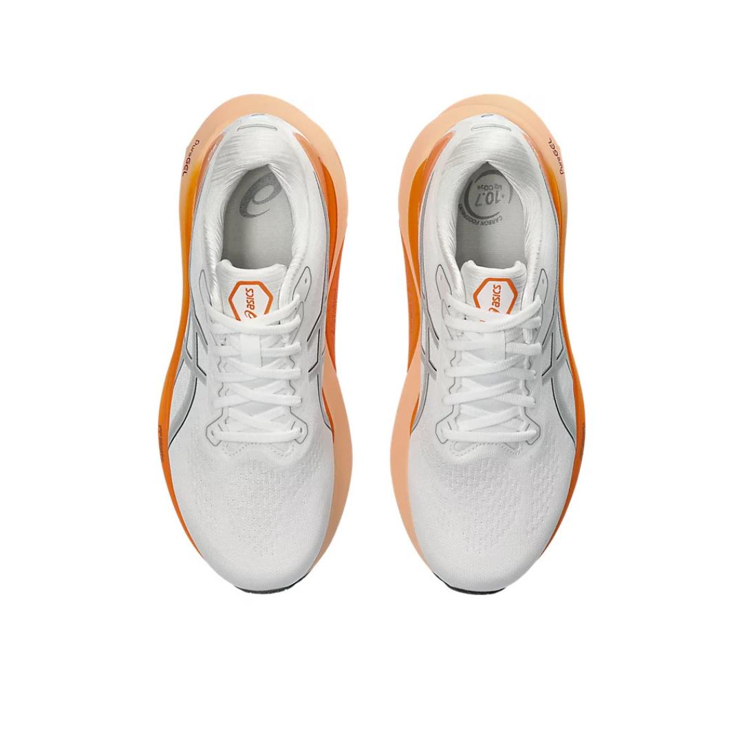 Gel-Kayano 30 - Branco e Laranja