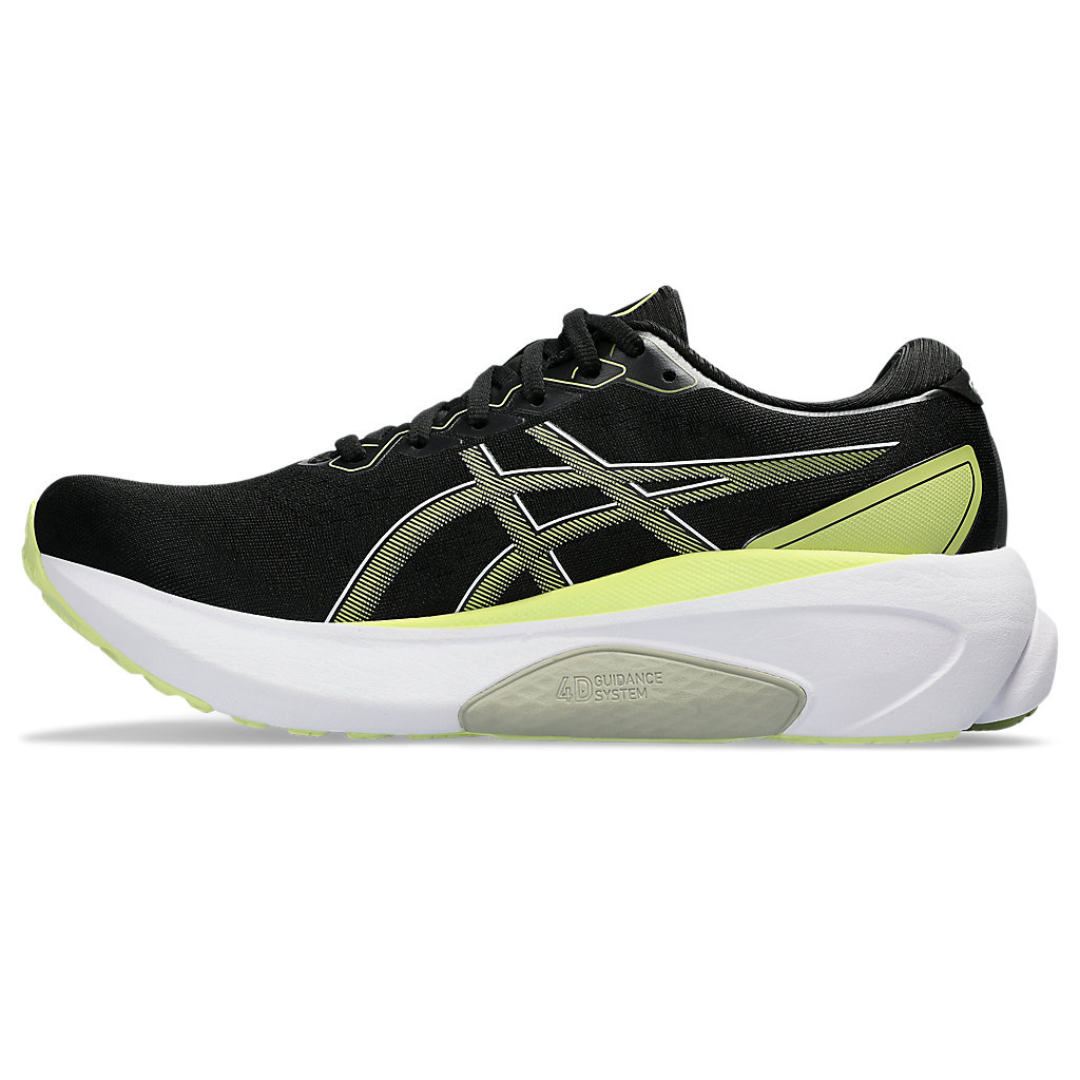 Gel-Kayano 30 - Preto e Amarelo com Branco
