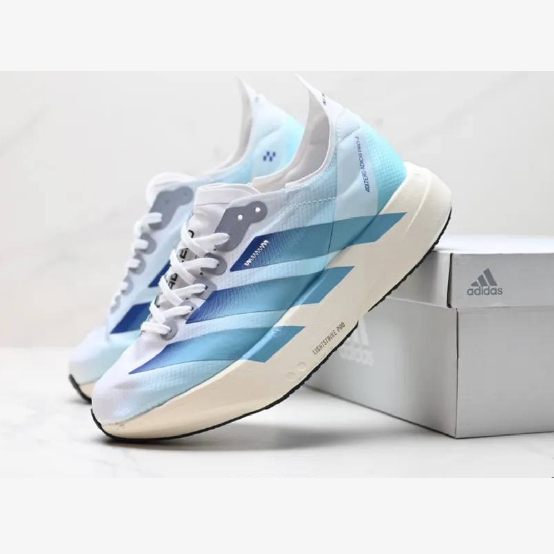 Adizero Adios Pro 4 Branco/Azul