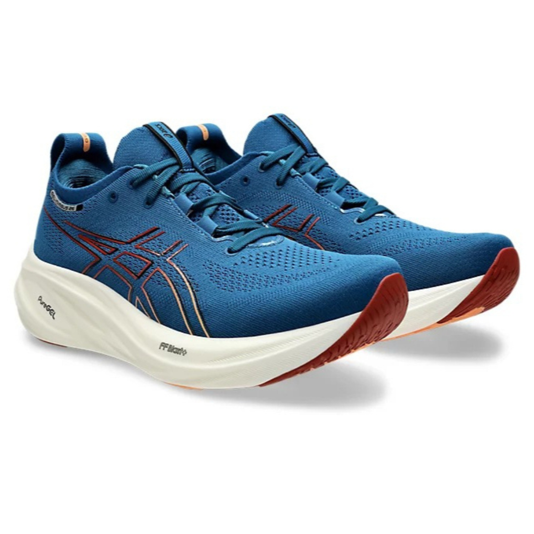 Gel - Nimbus 26 - Azul com Branco e Vermelho