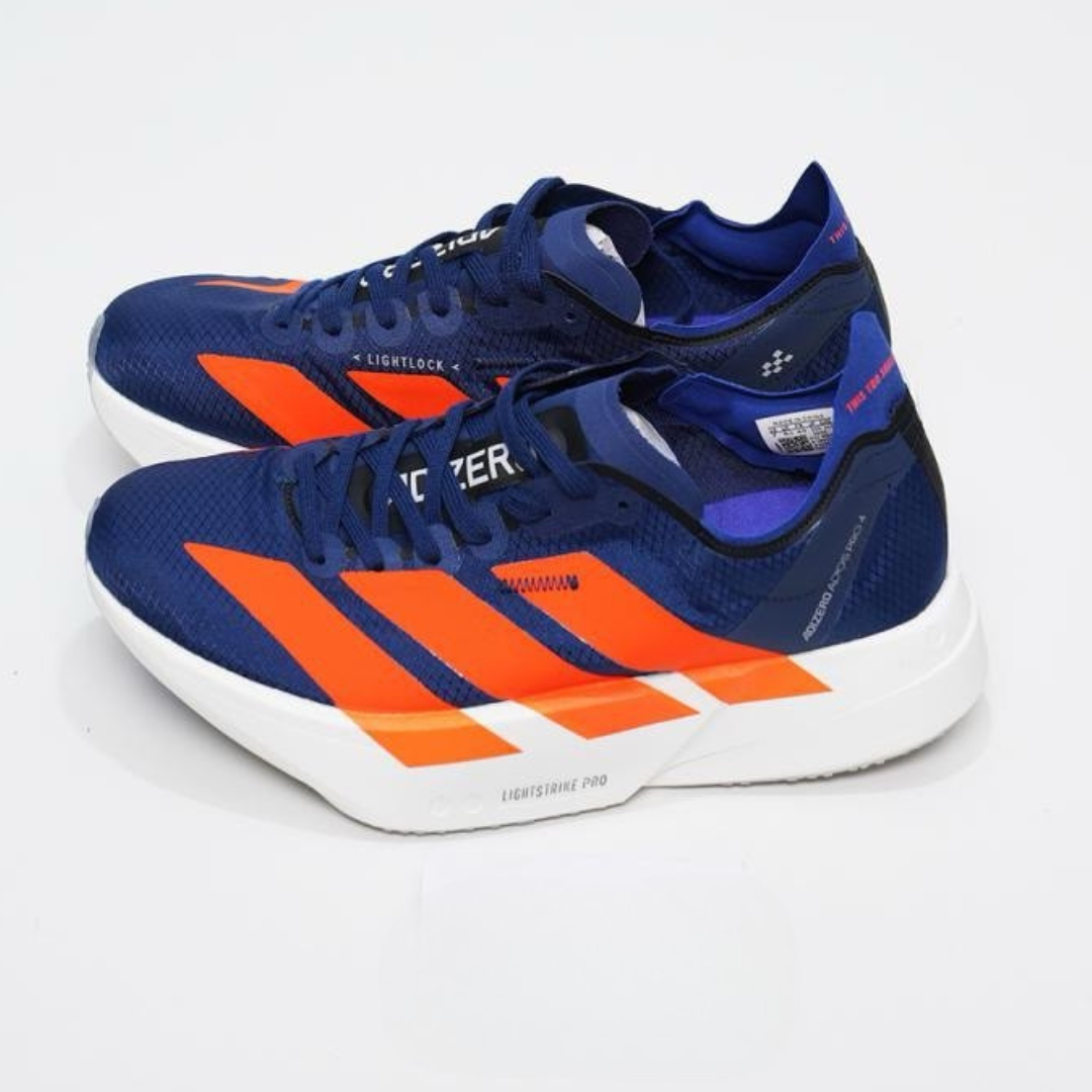 Adizero Adios Pro 4 Azul Marinho/Vermelho