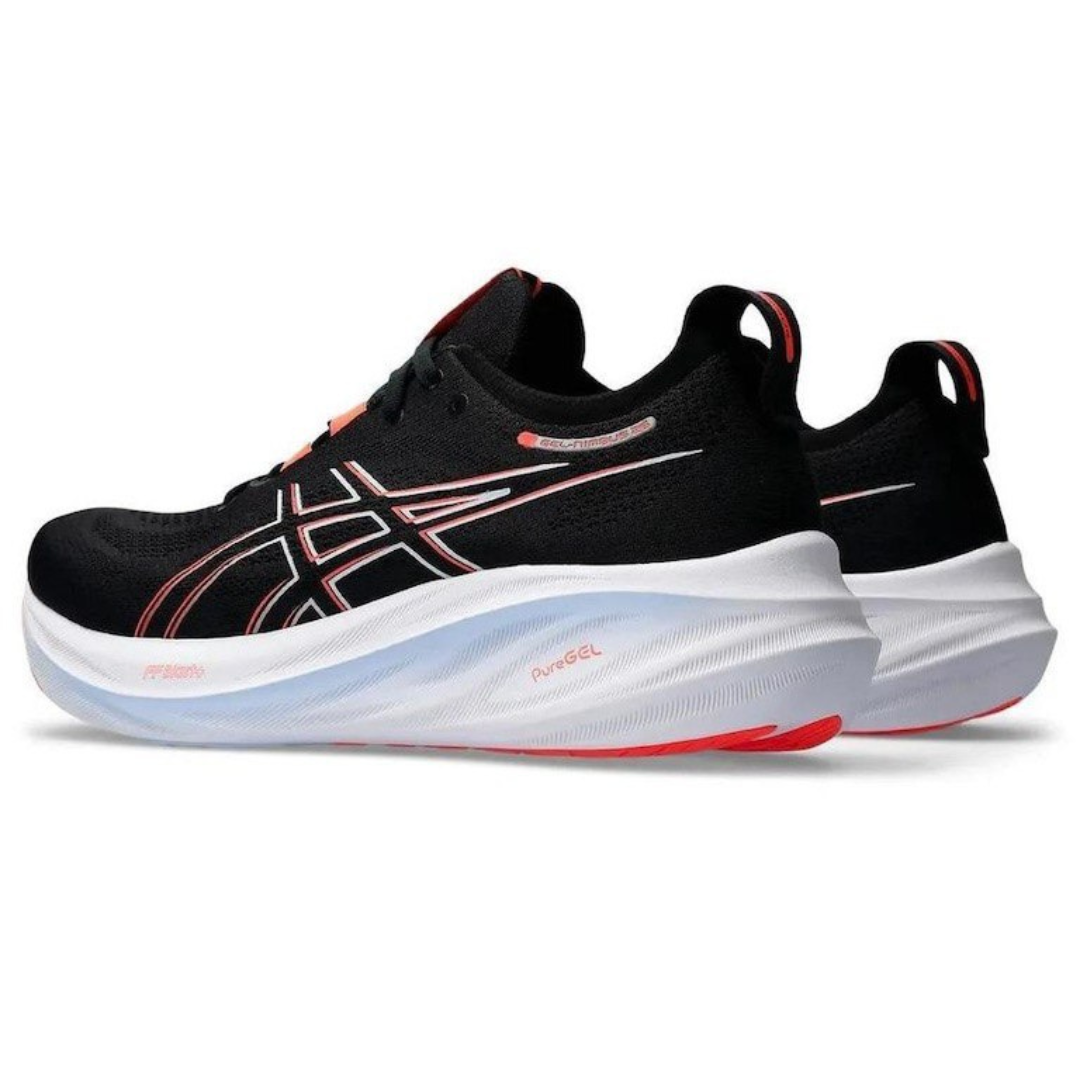Gel - Nimbus 26 - Preto com Branco e Vermelho