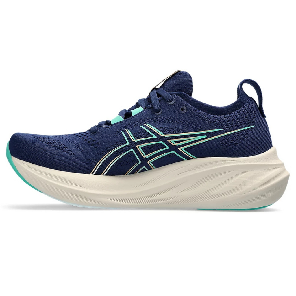 Gel - Nimbus 26 - Azul Marinho com Creme e Verde