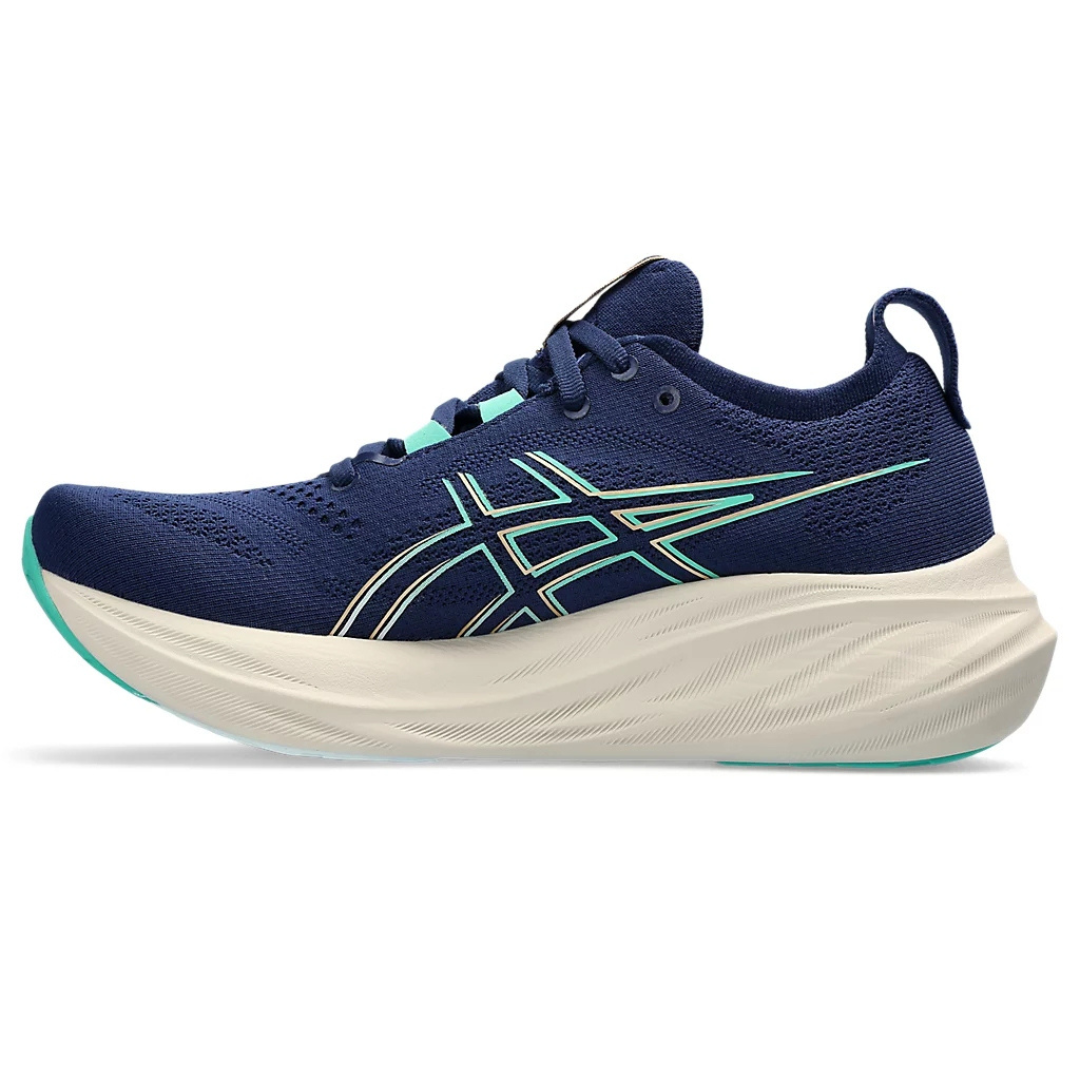 Gel - Nimbus 26 - Azul Marinho com Creme e Verde