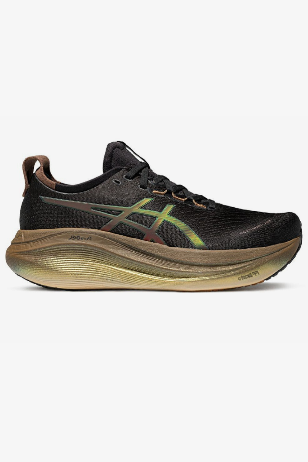 Gel - Nimbus 27 Platinum - Preto/Dourado