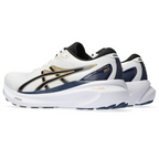 Gel-Kayano 30 - Branco com Azul Marinho e Dourado