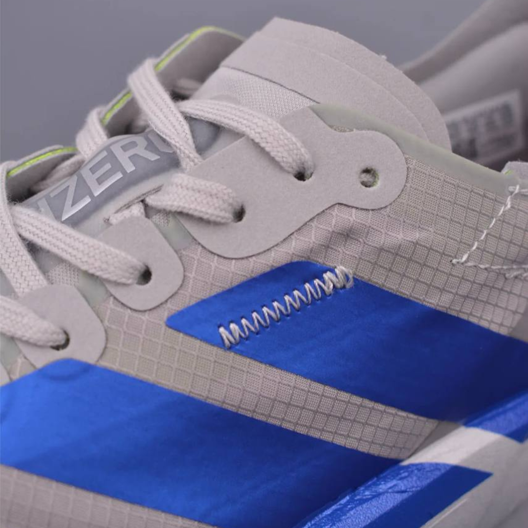 Adizero Adios Pro 4 Cinza Metálico/Azul
