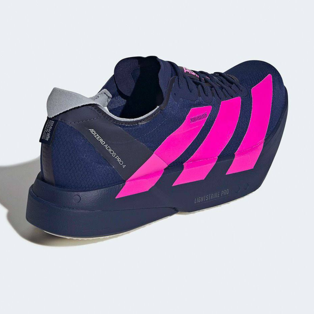 Adizero Adios Pro 4 Azul Marinho/Rosa
