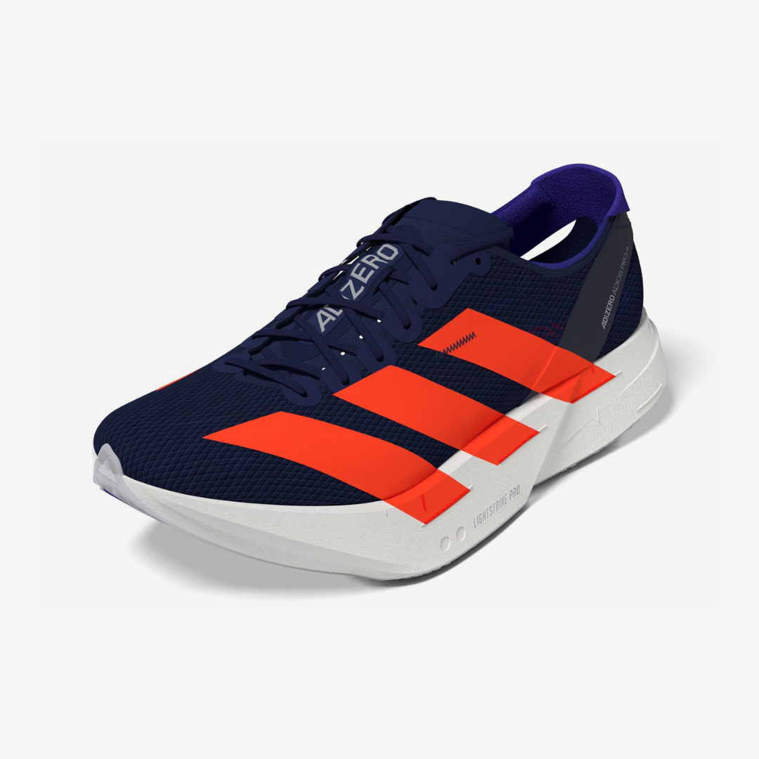 Adizero Adios Pro 4 Azul Marinho/Vermelho