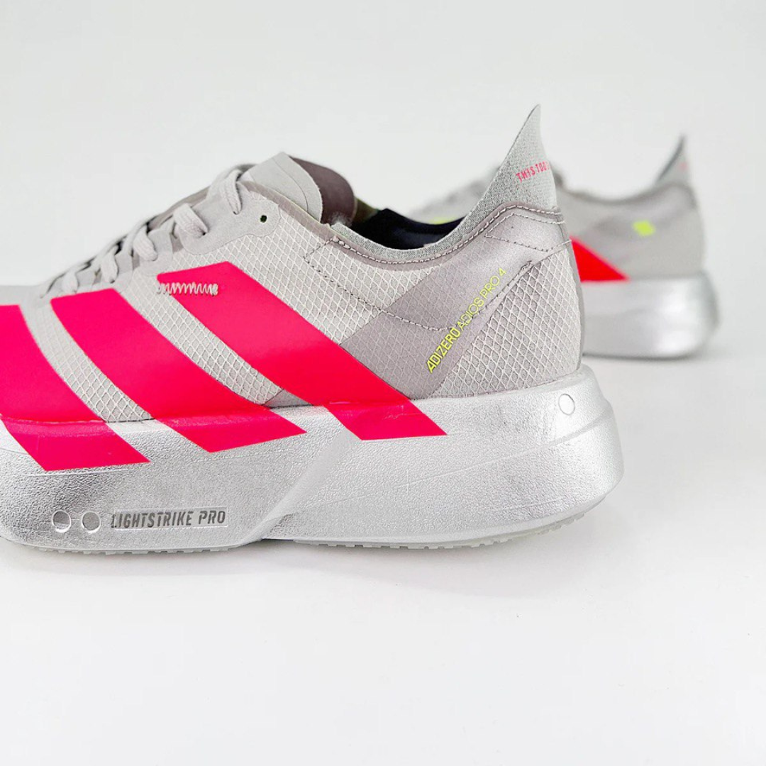 Adizero Adios Pro 4 Cinza Metálico