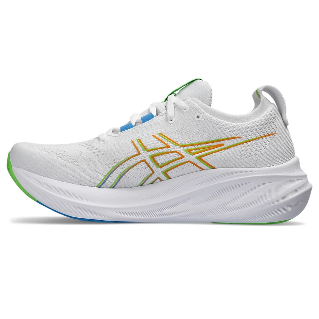 Gel - Nimbus 26 - Branco com Azul e Verde