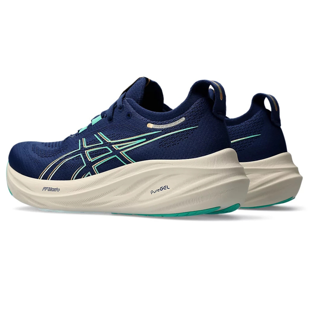 Gel - Nimbus 26 - Azul Marinho com Creme e Verde