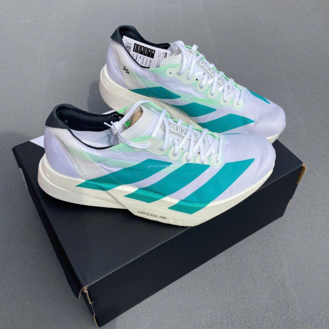 Adizero Adios Pro 4 Branco/Verde